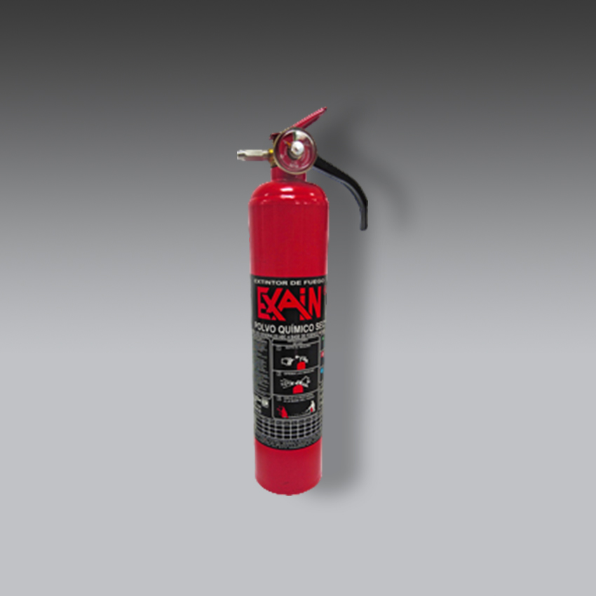 extintores para la seguridad industrial extintor 1 kg pqs polvo quimico seco modelo ex1 marca exain