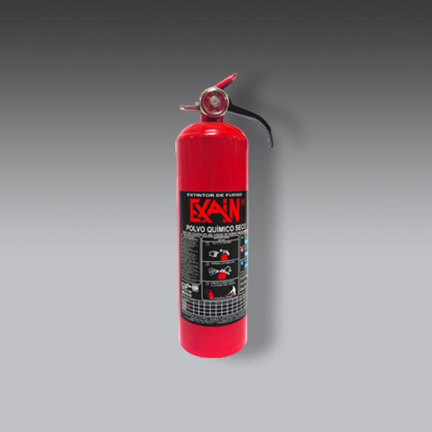 extintores para la seguridad industrial extintor 2 kg pqs polvo quimico seco modelo ex2 marca exain