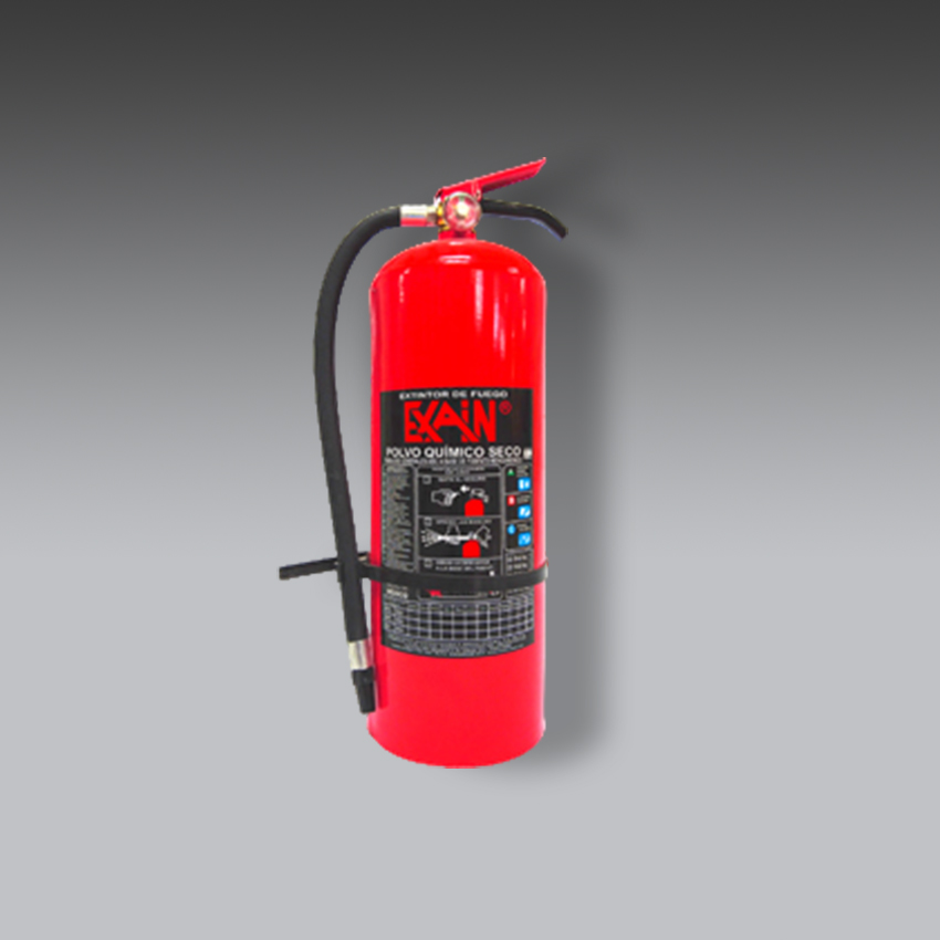 extintores para la seguridad industrial extintor 6 kg pqs polvo quimico seco modelo ex3 marca exain