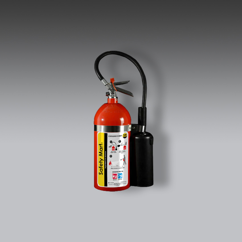 extintores para la seguridad industrial extintor de dioxido de carbono 10 lb modelo c290104 marca safety mart