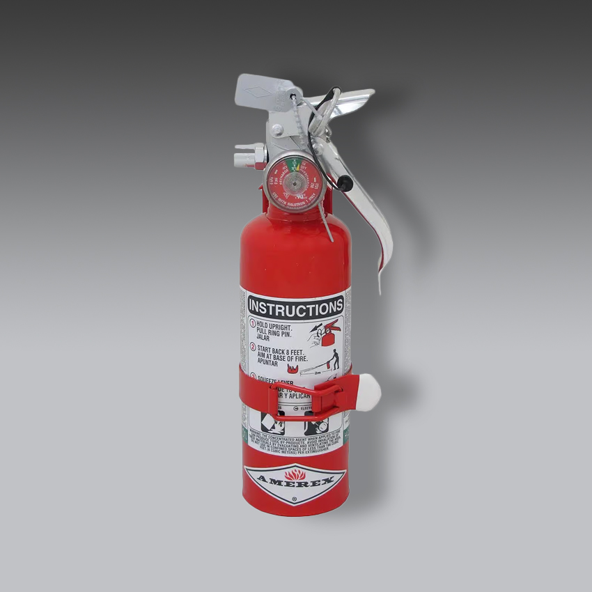 extintores para la seguridad industrial extintor de incendio para vehiculos de carga halotron i clase bc modelo a384t marca amerex