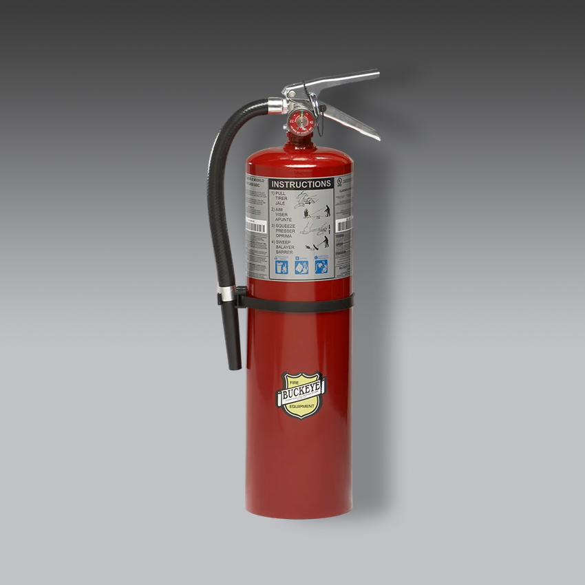 extintores para la seguridad industrial extintor de mano multiusos de productos quimicos secos modelo 11340 marca buckeye