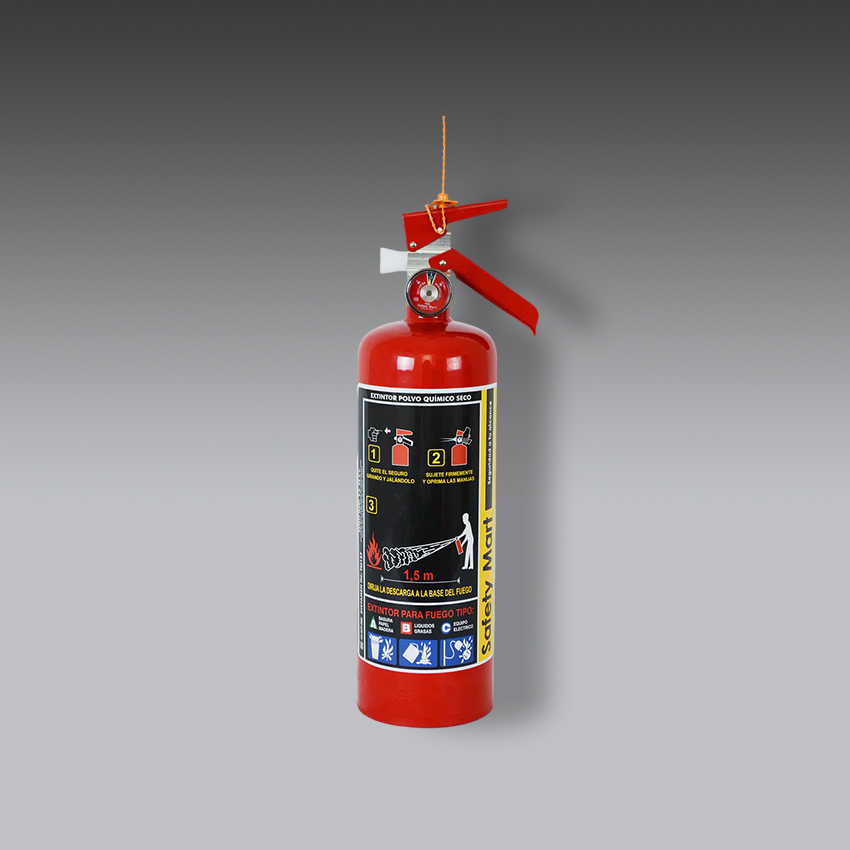 extintores para la seguridad industrial extintor de pqs de 2kg modelo sm1 marca safety mart