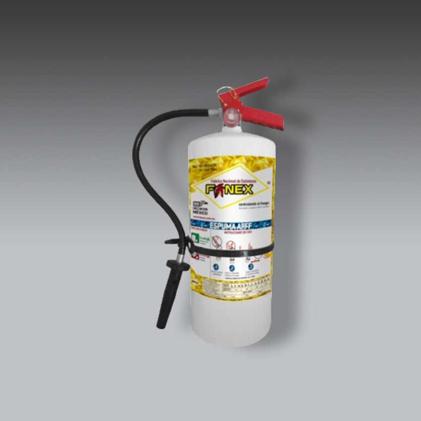 extintores para la seguridad industrial extintor espuma afff modelo ee02a marca fanex