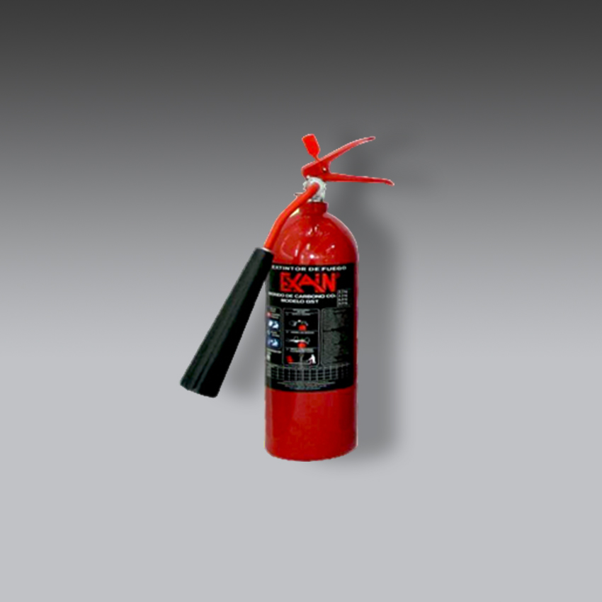 extintores para la seguridad industrial extintor gst 2.3 kg co2 modelo gst marca exain