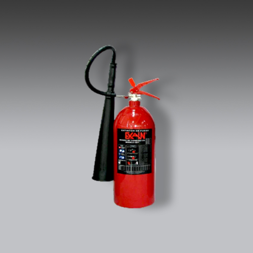 extintores para la seguridad industrial extintor gst 4.5 kg co2 modelo gst marca exain