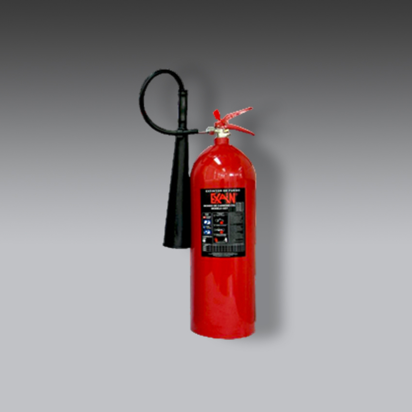 extintores para la seguridad industrial extintor gst 6.8 kg co2 modelo gst marca exain