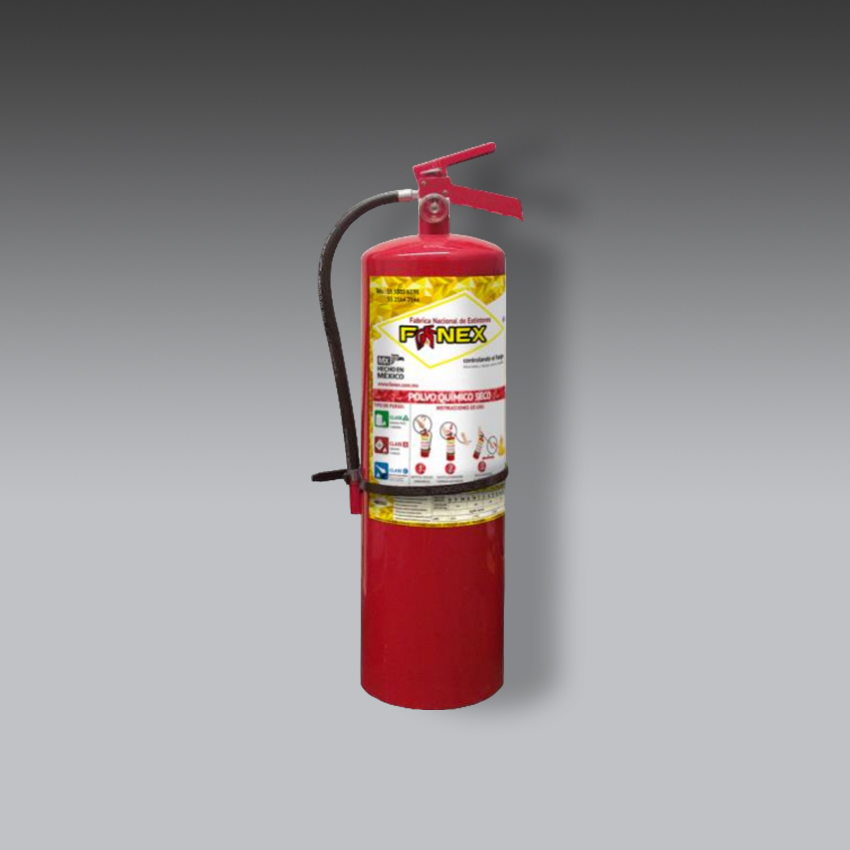 extintores para la seguridad industrial extintor industrial pqs 12kg modelo ep12b marca fanex