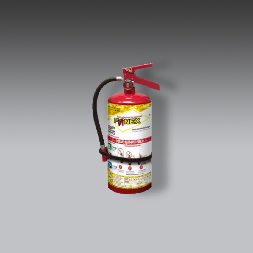 extintores para la seguridad industrial extintor industrial pqs 4.5kg modelo ep05e marca fanex
