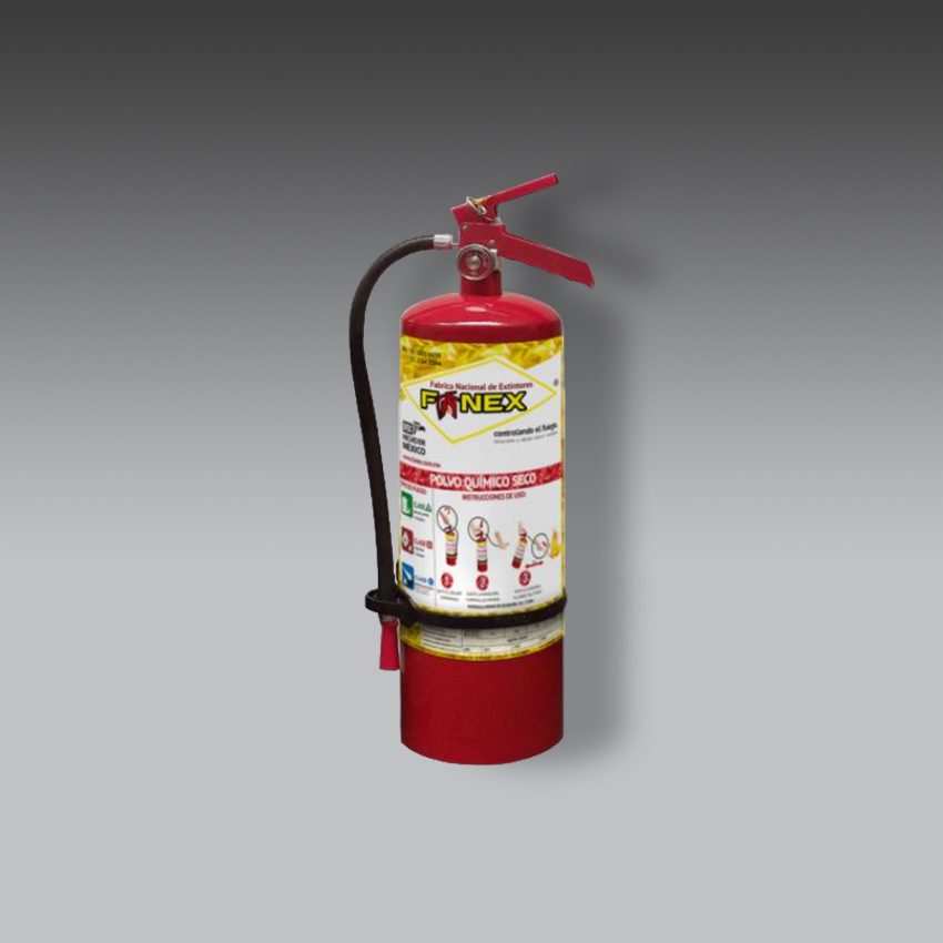 extintores para la seguridad industrial extintor industrial pqs 9kg modelo ep09e marca fanex