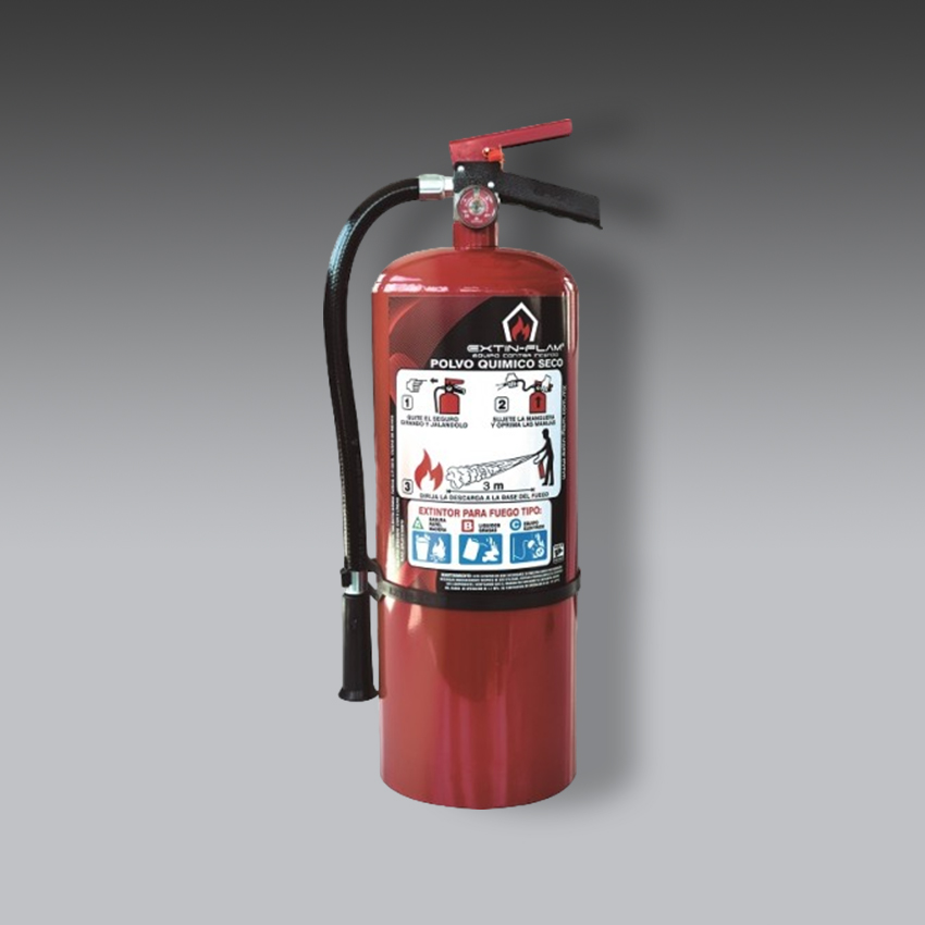 extintores para la seguridad industrial extintor portatil extin pqs 9 kg modelo ef marca extin flam