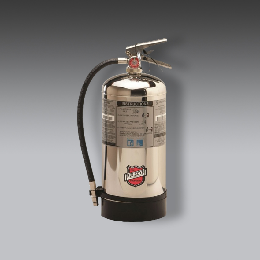extintores para la seguridad industrial extintor portatil tipo k modelo e018a02 marca buckeye