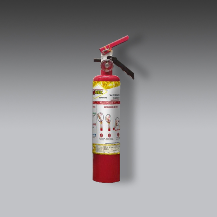 extintores para la seguridad industrial extintor pqs 1kg modelo ep02b marca fanex