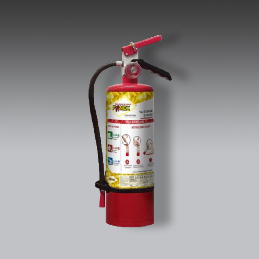 extintores para la seguridad industrial extintor pqs 2kg con manguera modelo ep04e marca fanex