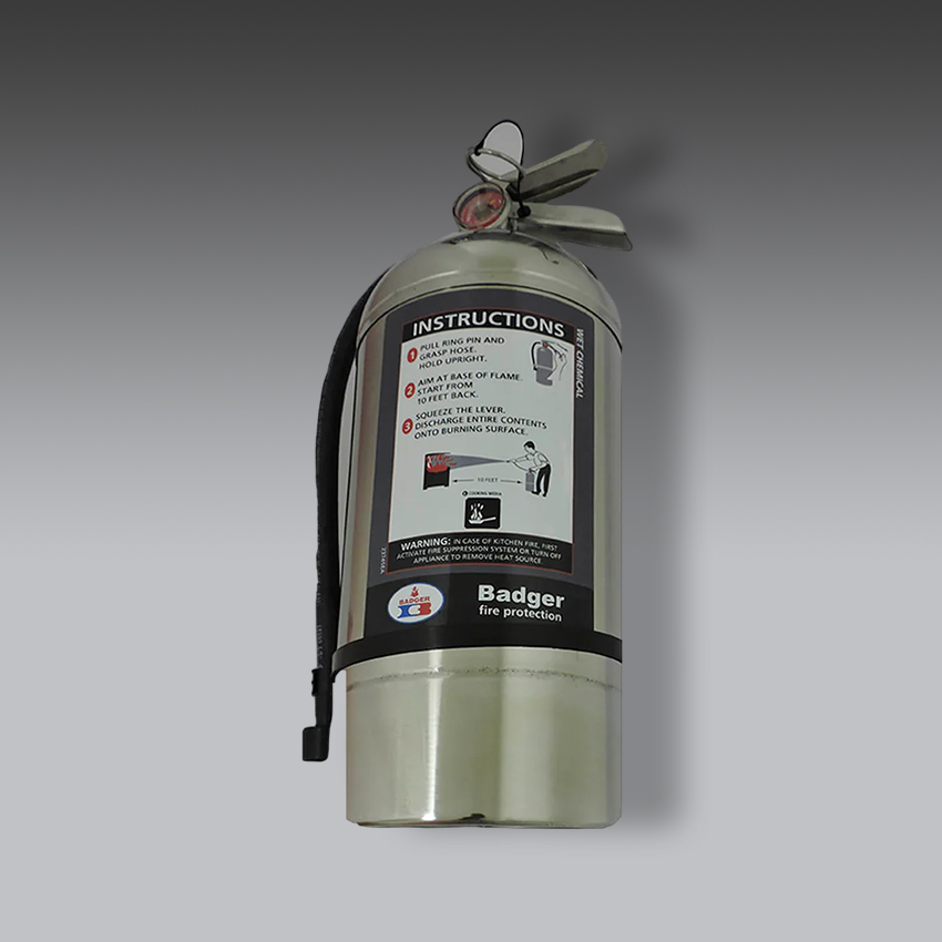 extintores para la seguridad industrial tipo k de 6l modelo c290015 marca badger