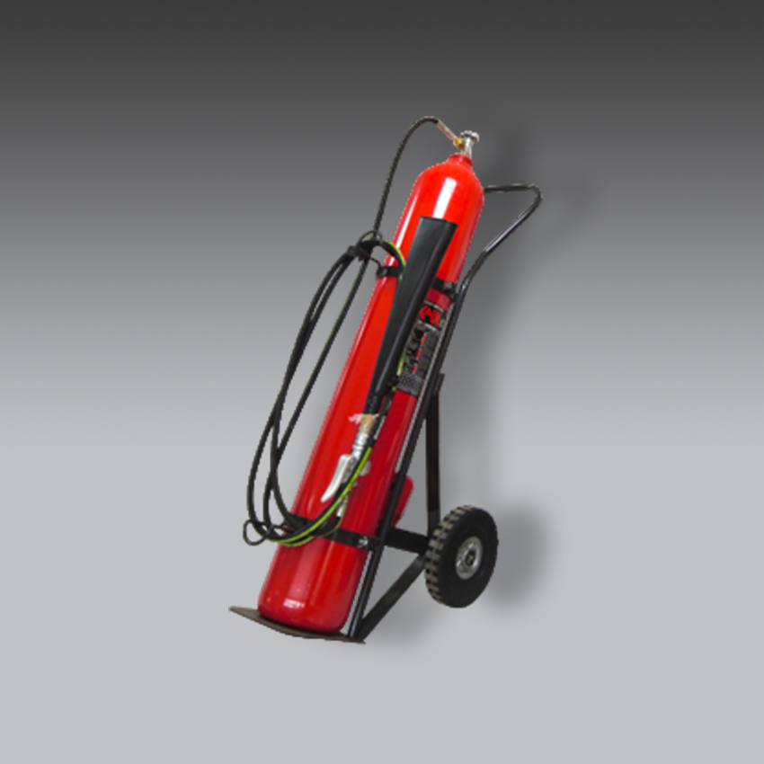 extintores para la seguridad industrial unidad exain 22.7 kg co2 modelo ue 22 marca exain