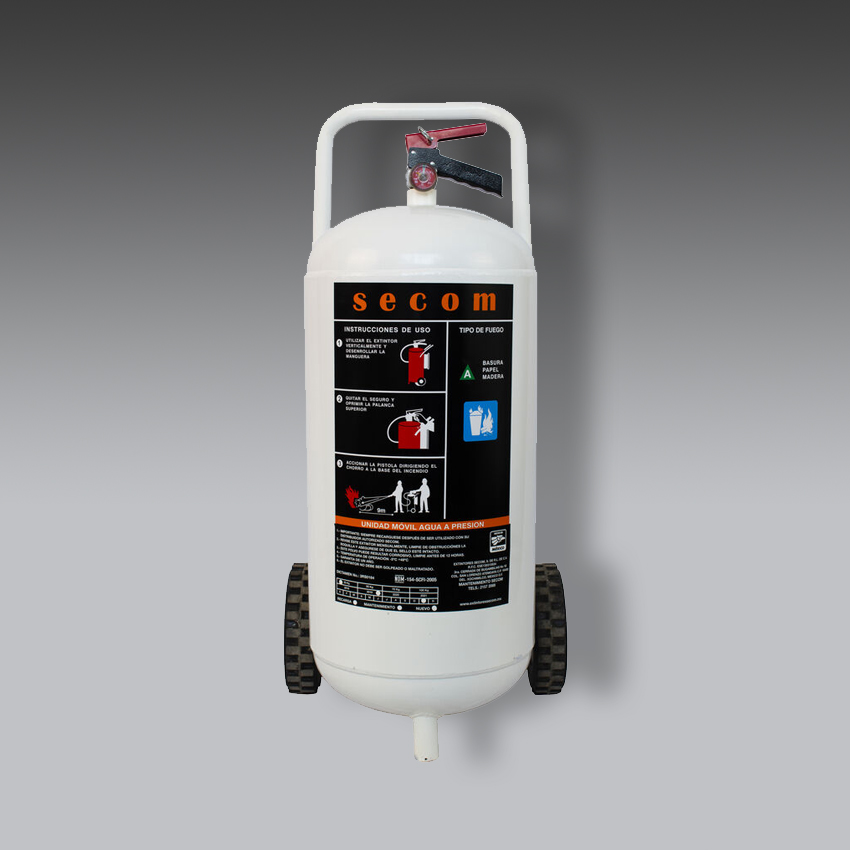 extintores para la seguridad industrial unidad mOvil afff tipo ab 50 lts modelo afff marca secom