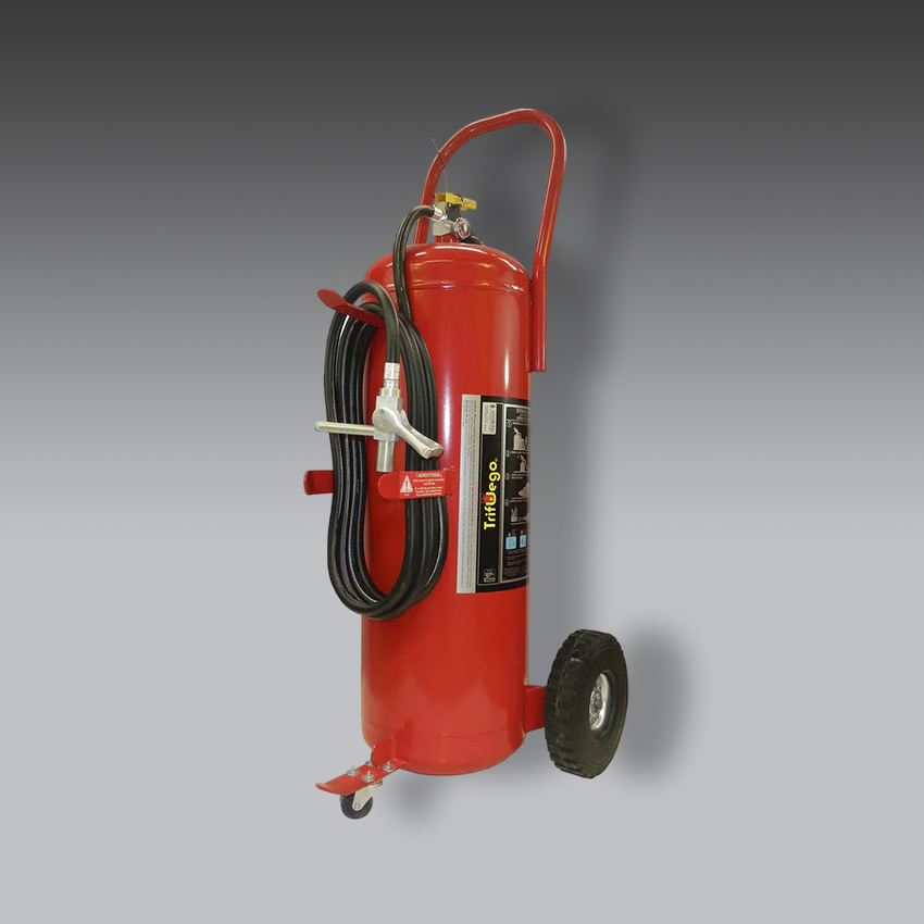 extintores para la seguridad industrial unidad movil de pqs vacio de 68kg modelo c410049 marca safety mart