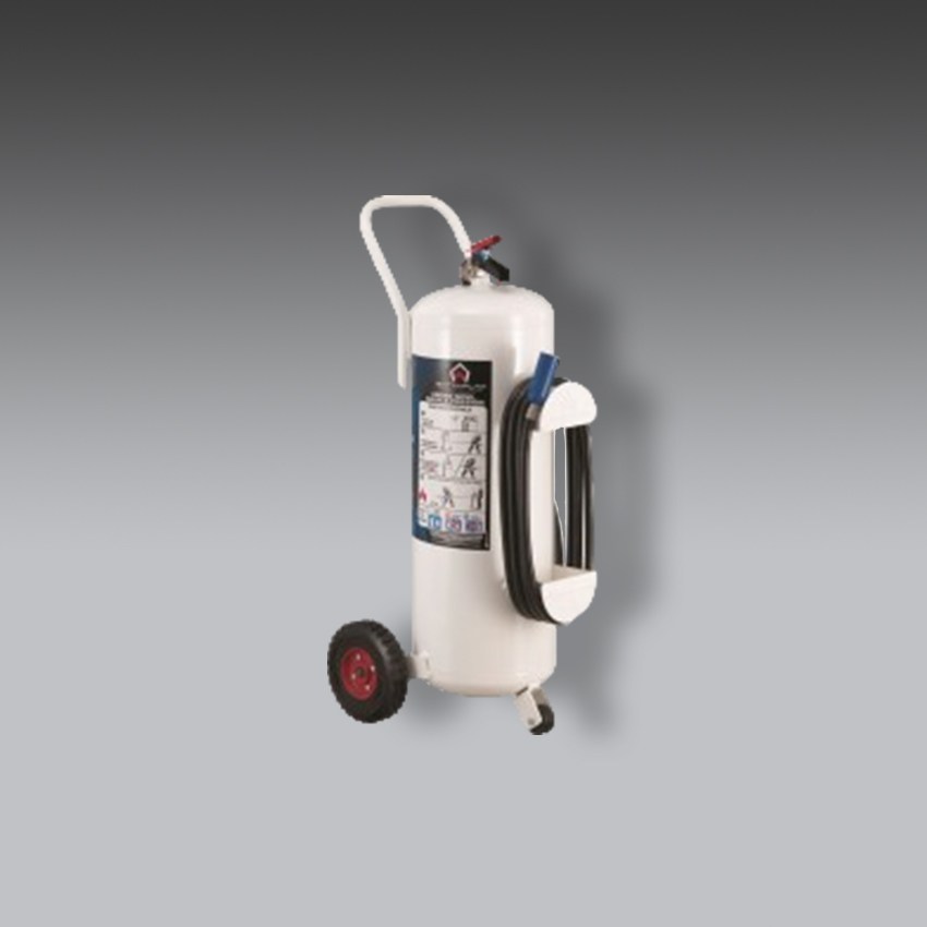 extintores para la seguridad industrial unidad movil extin agua presion 50 l modelo ea 50 marca extin flam