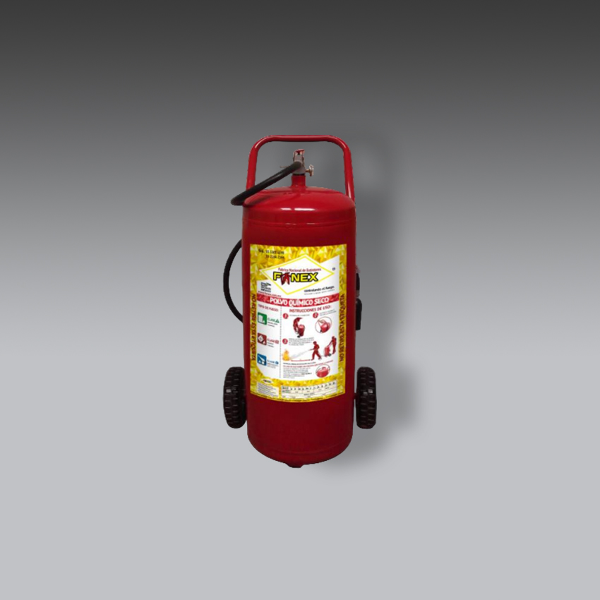 extintores para la seguridad industrial unidad movil pqs 34 kg modelo ep13a marca fanex
