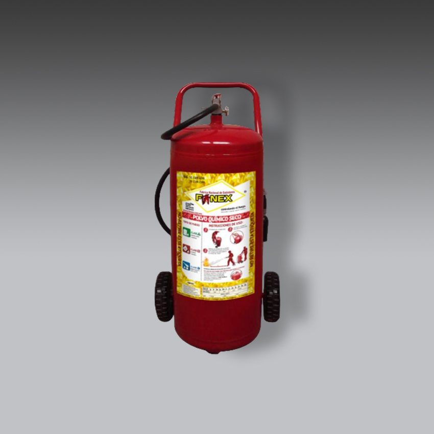 extintores para la seguridad industrial unidad movil pqs 50 kg modelo ep14a marca fanex