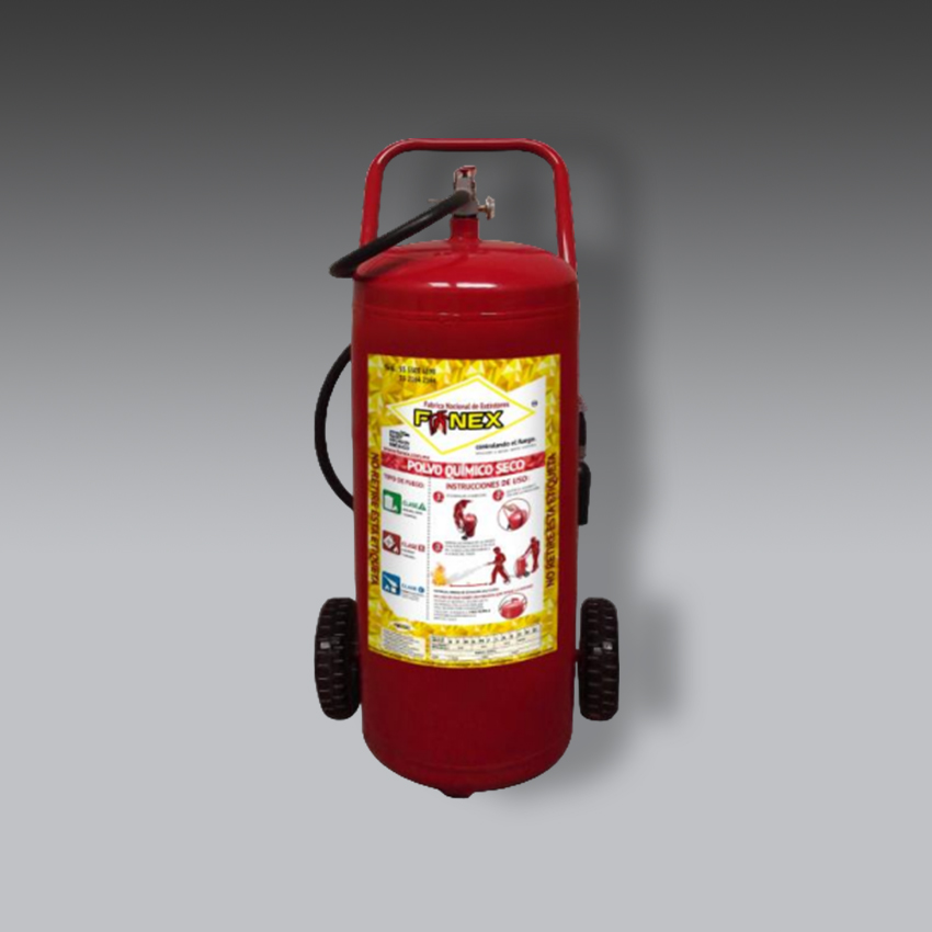 extintores para la seguridad industrial unidad movil pqs 68 kg modelo ep17a marca fanex