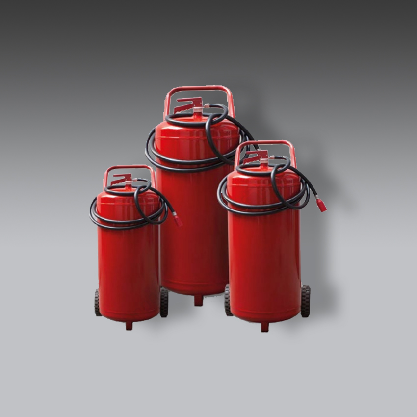 extintores para la seguridad industrial unidades moviles con pqs certificado modelo 1uni 04 marca extinpar